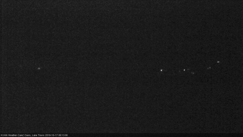 Lake Travis webcam, October 16, 2018 11:15 PM CT
