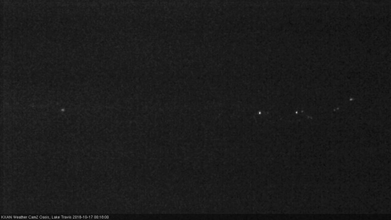 Lake Travis webcam, October 16, 2018 11:20 PM CT