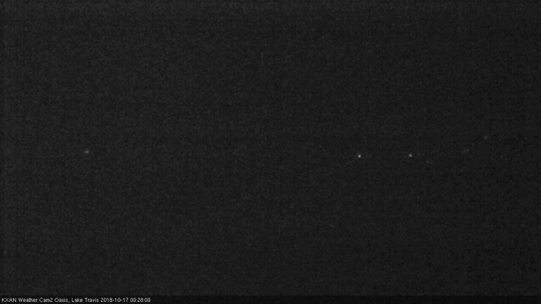Lake Travis webcam, October 16, 2018 11:30 PM CT