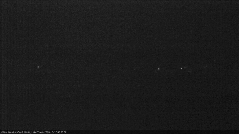 Lake Travis webcam, October 16, 2018 11:40 PM CT