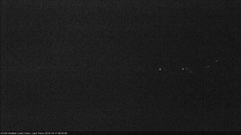 Lake Travis webcam, October 16, 2018 11:45 PM CT