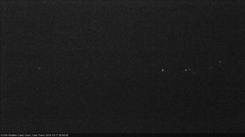 Lake Travis webcam, October 16, 2018 11:50 PM CT