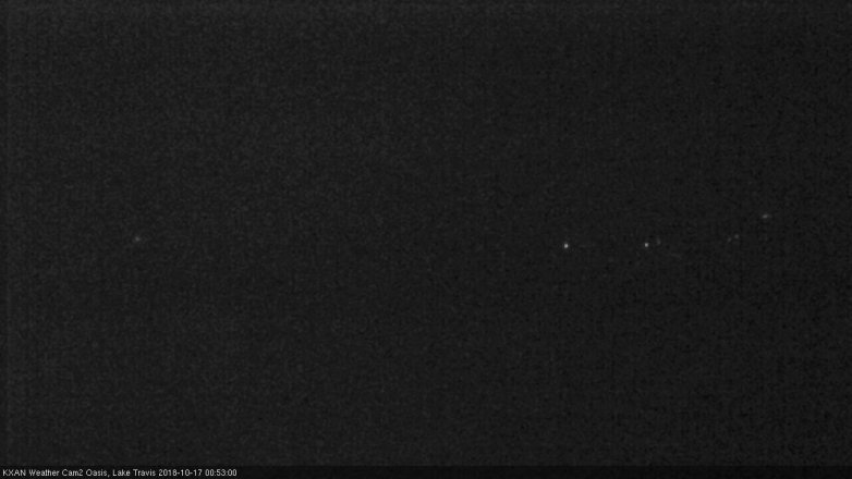 Lake Travis webcam, October 16, 2018 11:55 PM CT