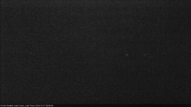 Lake Travis webcam, October 16, 2018 12:00 AM CT