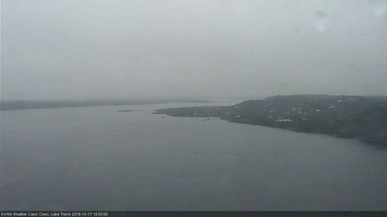 Lake Travis webcam, October 17, 2018 9:05 AM CT