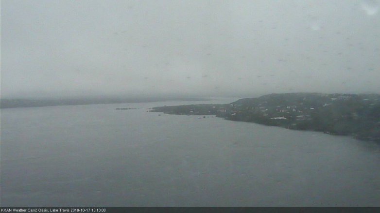 Lake Travis webcam, October 17, 2018 9:15 AM CT