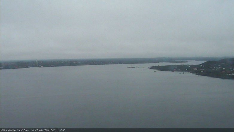 Lake Travis webcam, October 17, 2018 10:35 AM CT