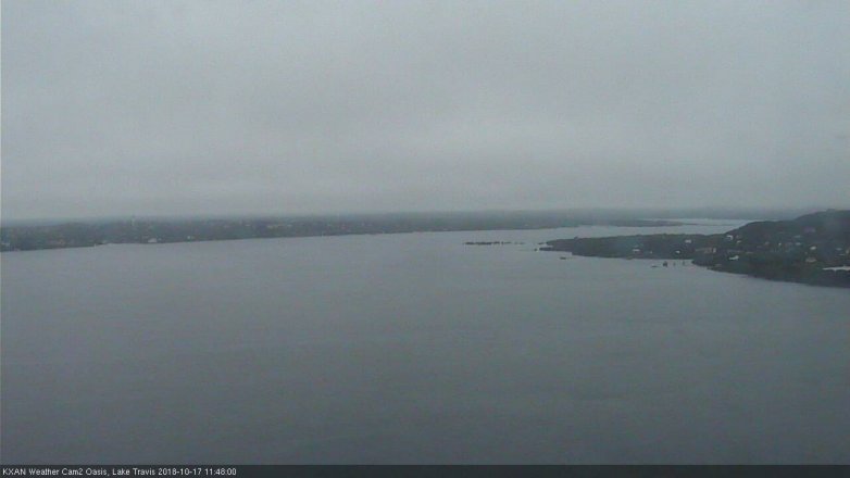 Lake Travis webcam, October 17, 2018 10:50 AM CT