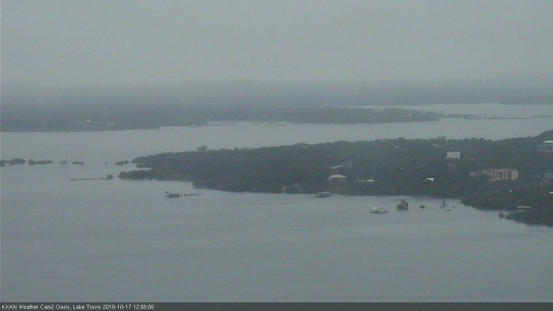 Lake Travis webcam, October 17, 2018 11:10 AM CT