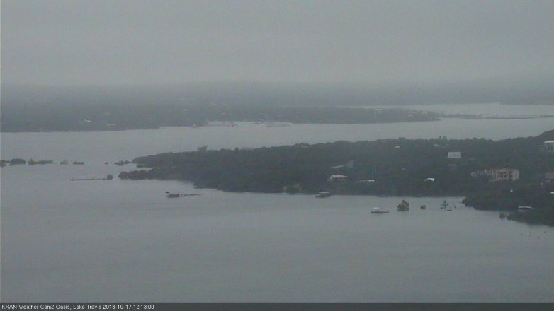 Lake Travis webcam, October 17, 2018 11:15 AM CT