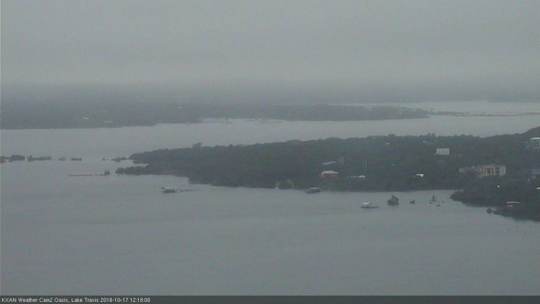 Lake Travis webcam, October 17, 2018 11:20 AM CT