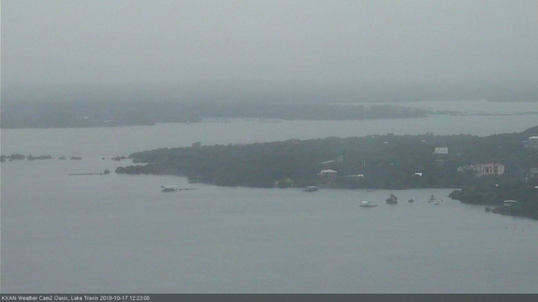 Lake Travis webcam, October 17, 2018 11:25 AM CT