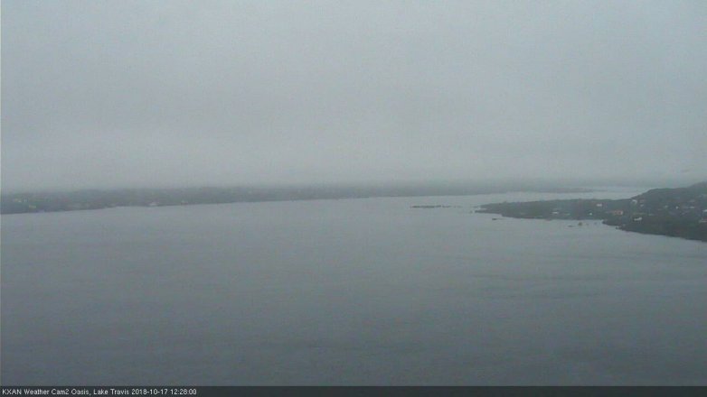 Lake Travis webcam, October 17, 2018 11:30 AM CT