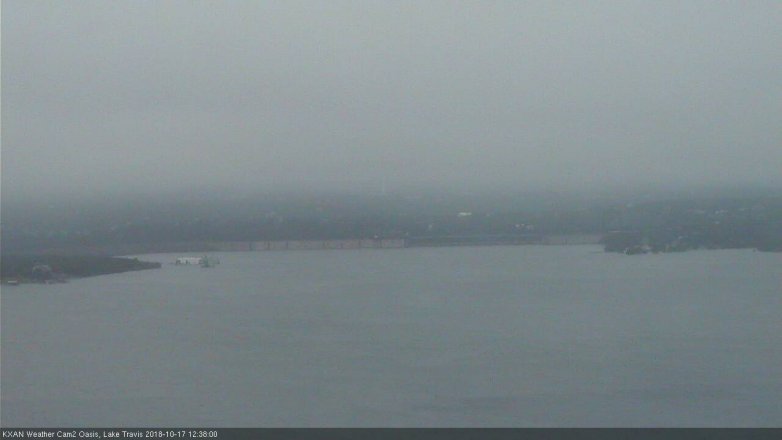 Lake Travis webcam, October 17, 2018 11:40 AM CT