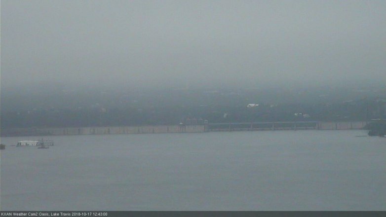 Lake Travis webcam, October 17, 2018 11:45 AM CT