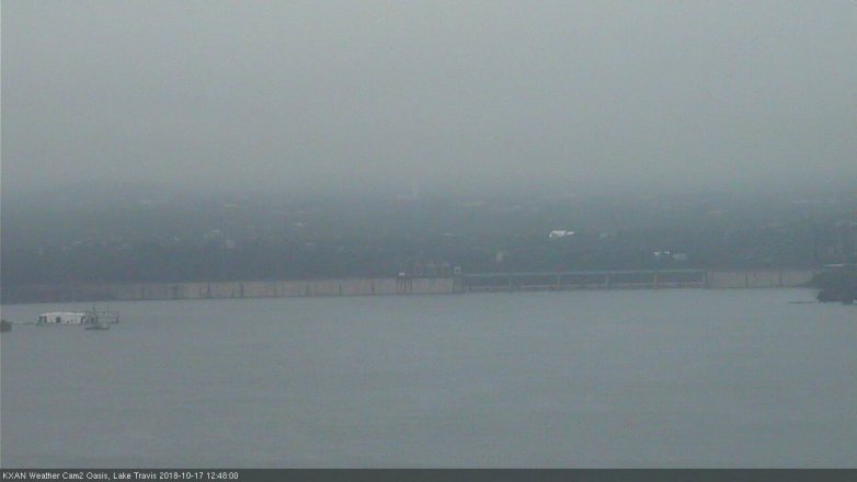 Lake Travis webcam, October 17, 2018 11:50 AM CT