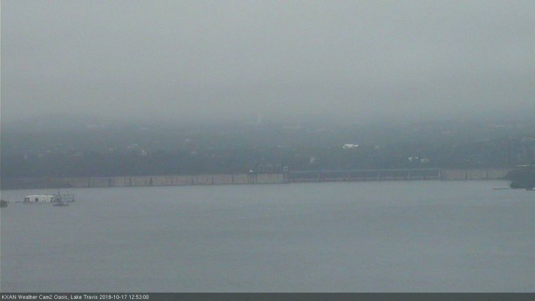 Lake Travis webcam, October 17, 2018 11:55 AM CT