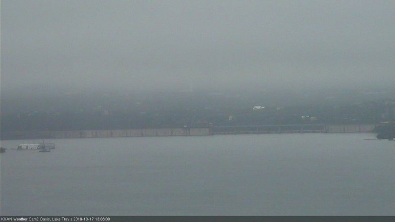Lake Travis webcam, October 17, 2018 12:10 PM CT