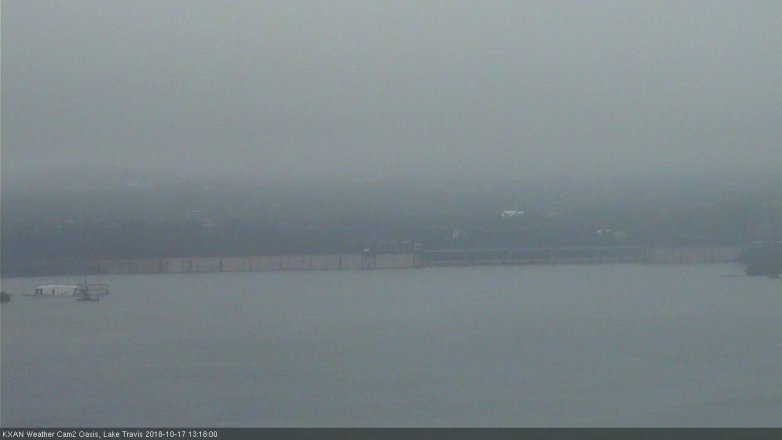 Lake Travis webcam, October 17, 2018 12:20 PM CT