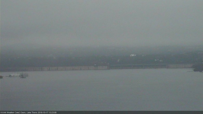 Lake Travis webcam, October 17, 2018 12:25 PM CT
