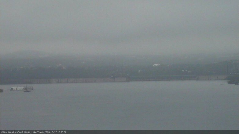 Lake Travis webcam, October 17, 2018 12:35 PM CT