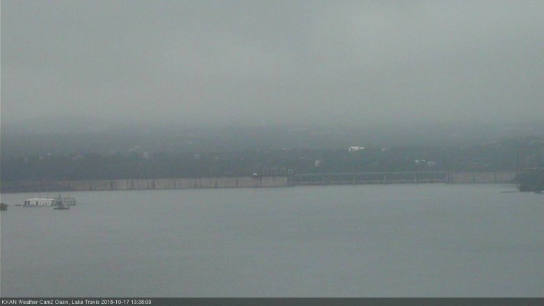 Lake Travis webcam, October 17, 2018 12:40 PM CT