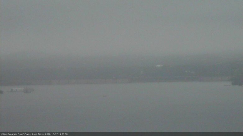 Lake Travis webcam, October 17, 2018 1:05 PM CT