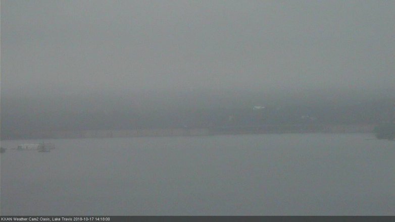 Lake Travis webcam, October 17, 2018 1:20 PM CT