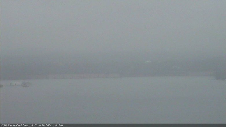 Lake Travis webcam, October 17, 2018 1:25 PM CT