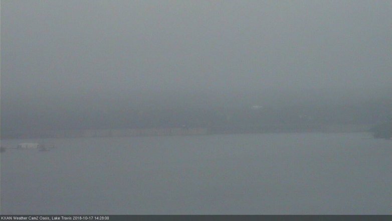 Lake Travis webcam, October 17, 2018 1:30 PM CT