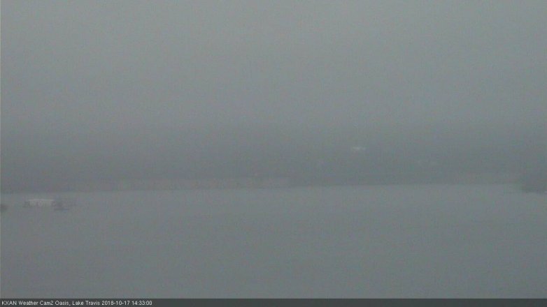 Lake Travis webcam, October 17, 2018 1:35 PM CT