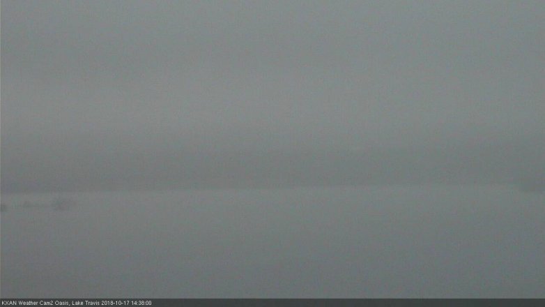 Lake Travis webcam, October 17, 2018 1:40 PM CT