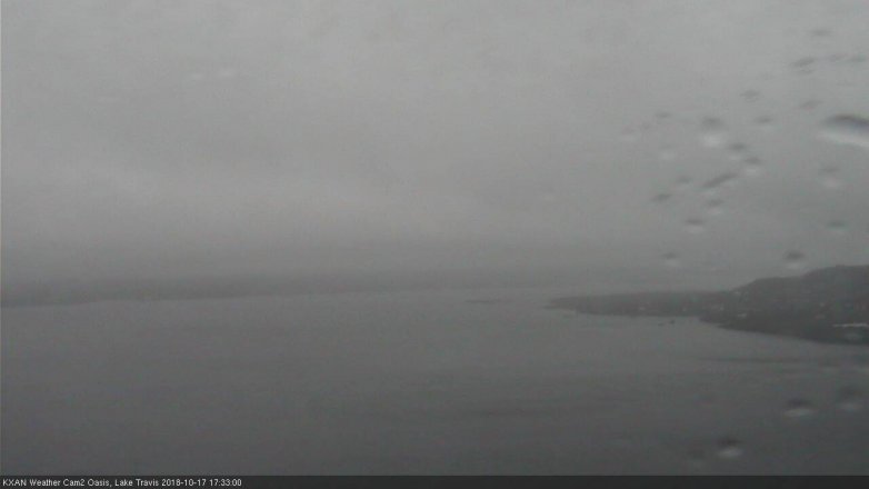 Lake Travis webcam, October 17, 2018 4:35 PM CT