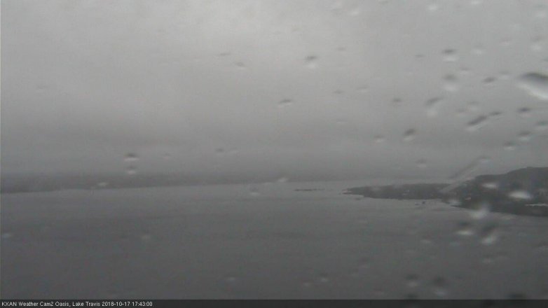 Lake Travis webcam, October 17, 2018 4:45 PM CT
