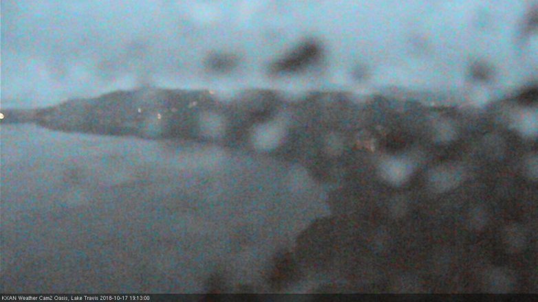Lake Travis webcam, October 17, 2018 6:15 PM CT
