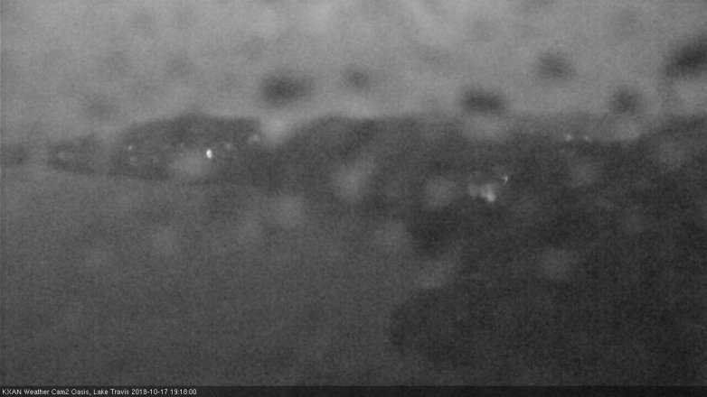 Lake Travis webcam, October 17, 2018 6:20 PM CT