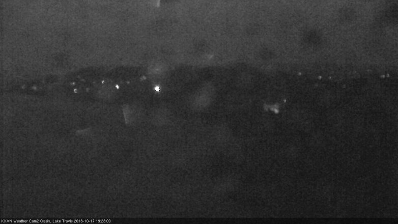 Lake Travis webcam, October 17, 2018 6:25 PM CT
