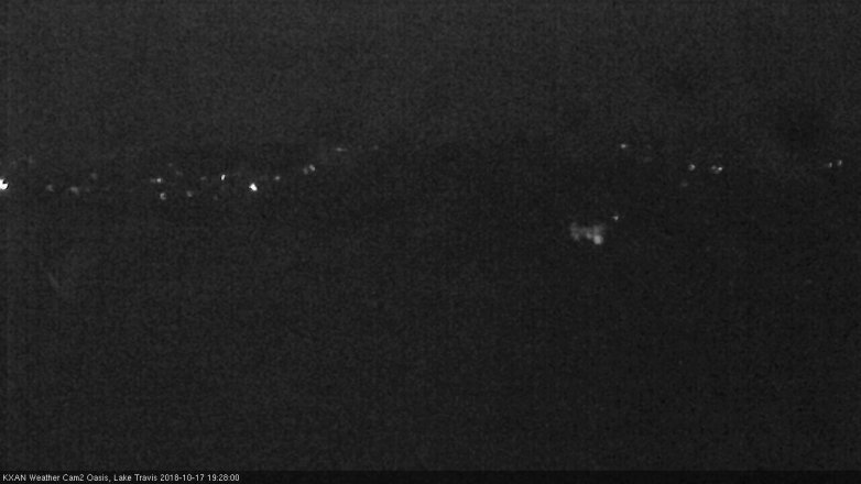 Lake Travis webcam, October 17, 2018 6:30 PM CT