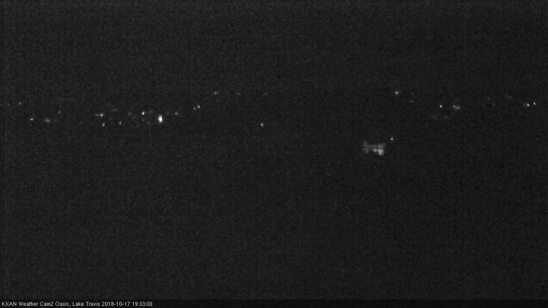 Lake Travis webcam, October 17, 2018 6:35 PM CT