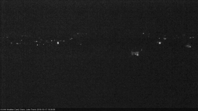 Lake Travis webcam, October 17, 2018 6:40 PM CT