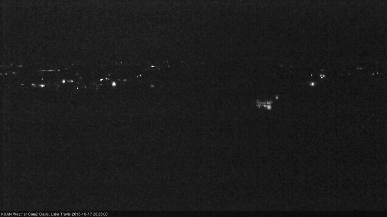 Lake Travis webcam, October 17, 2018 7:25 PM CT