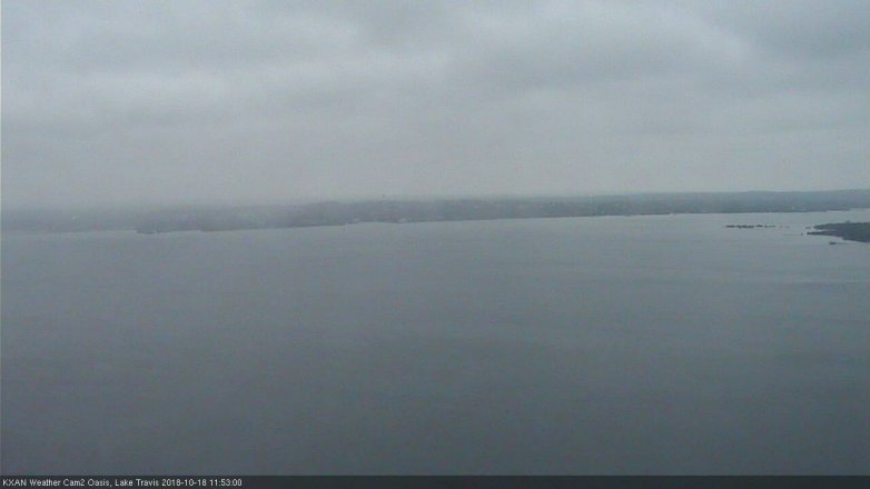 Lake Travis webcam, October 18, 2018 10:55 AM CT