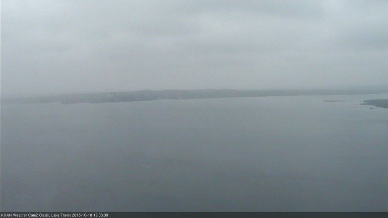 Lake Travis webcam, October 18, 2018 11:05 AM CT