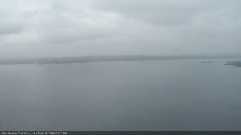 Lake Travis webcam, October 18, 2018 11:15 AM CT
