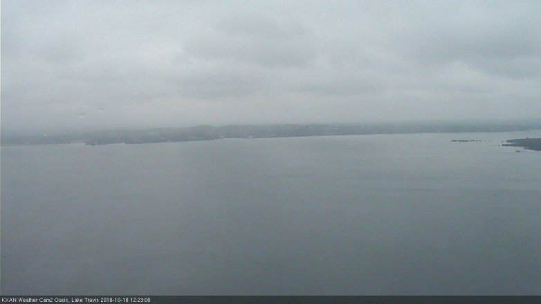 Lake Travis webcam, October 18, 2018 11:25 AM CT