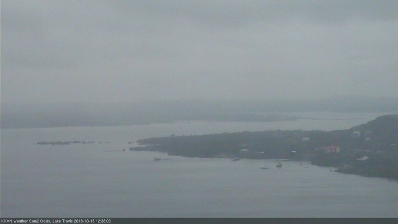 Lake Travis webcam, October 18, 2018 11:35 AM CT