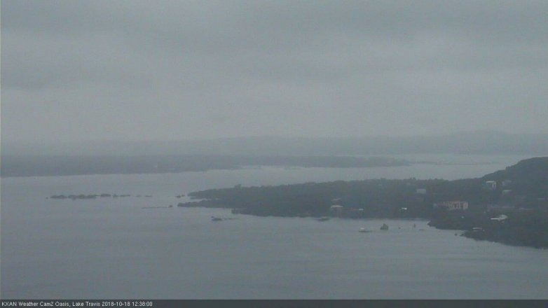 Lake Travis webcam, October 18, 2018 11:40 AM CT