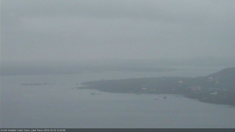 Lake Travis webcam, October 18, 2018 11:45 AM CT