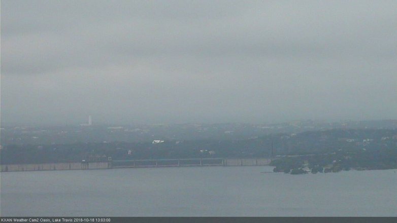 Lake Travis webcam, October 18, 2018 12:05 PM CT