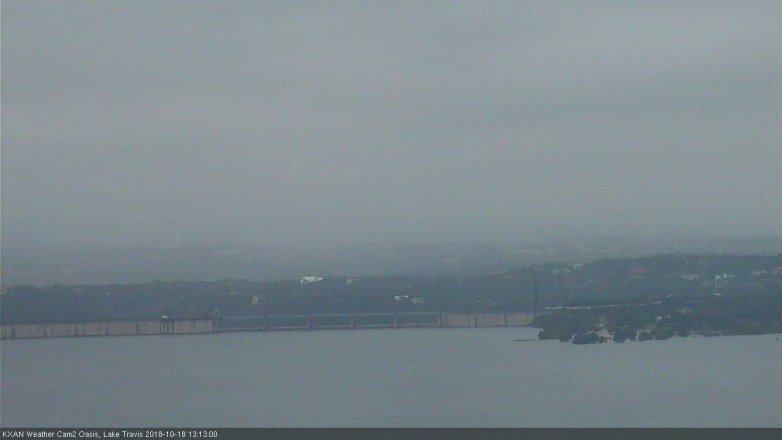 Lake Travis webcam, October 18, 2018 12:15 PM CT